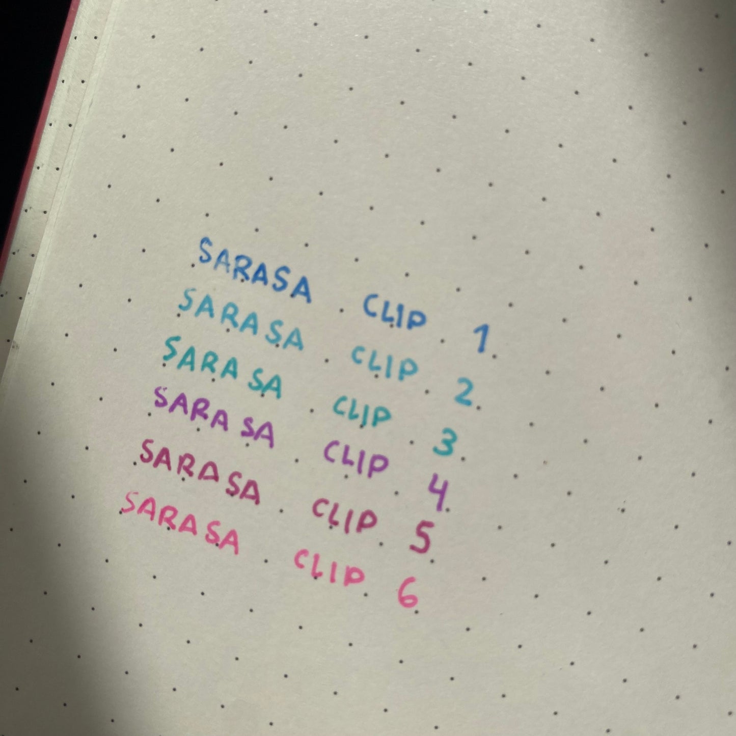 Sarasa clip 0.5mm-1 pza