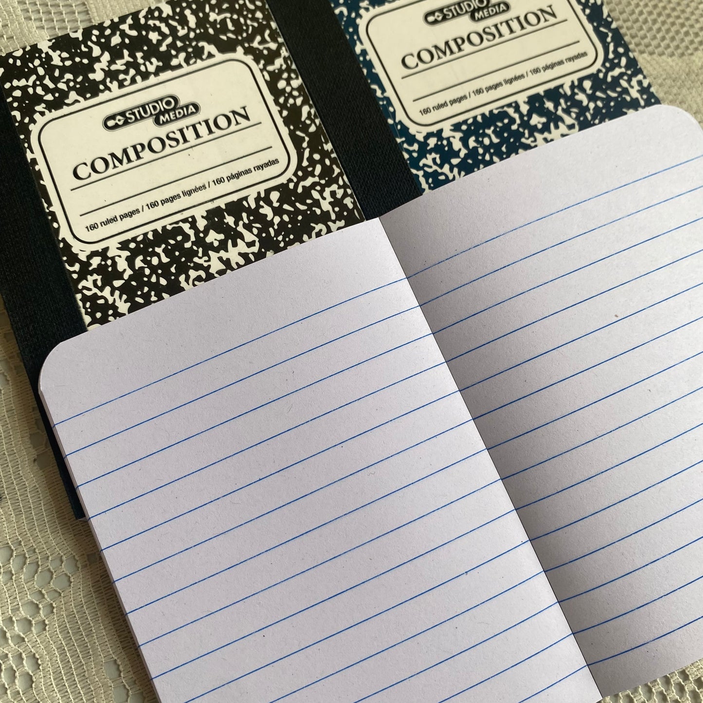 Set mini libretas "composition" rayadas-3 unidades