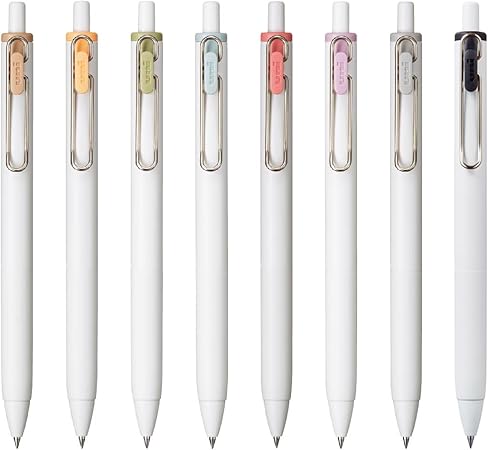 Set de lapiceros Uniball One Fika 0.38 mm-8 pzas