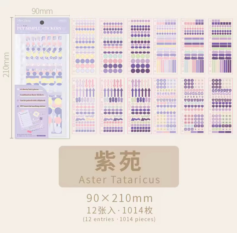 Set stickers planner-12 planchas