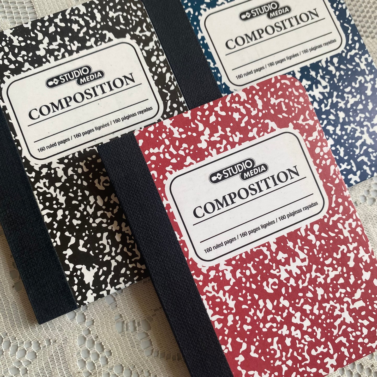 Set mini libretas "composition" rayadas-3 unidades