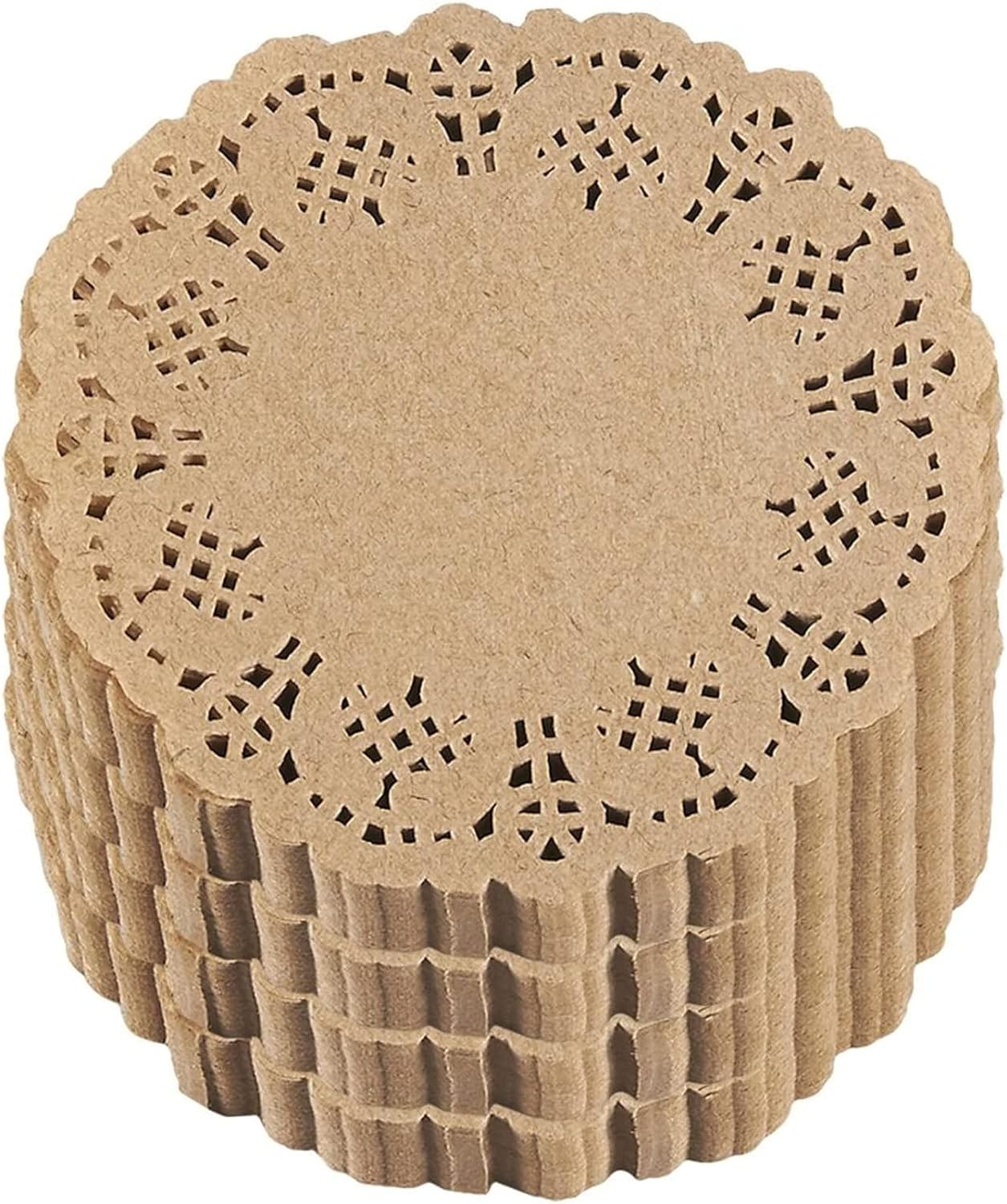 Blondas decorativas kraft-50 pzas