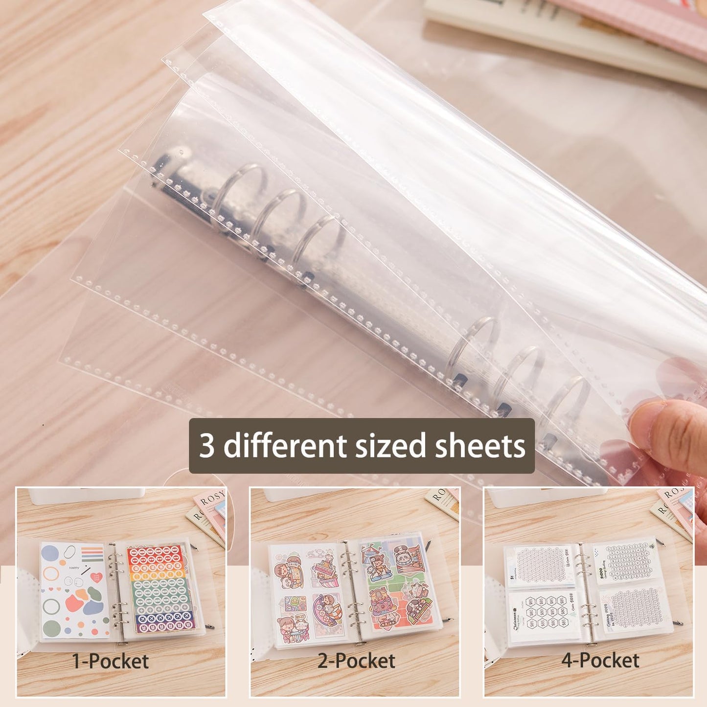 Binder organizador de stickers A5
