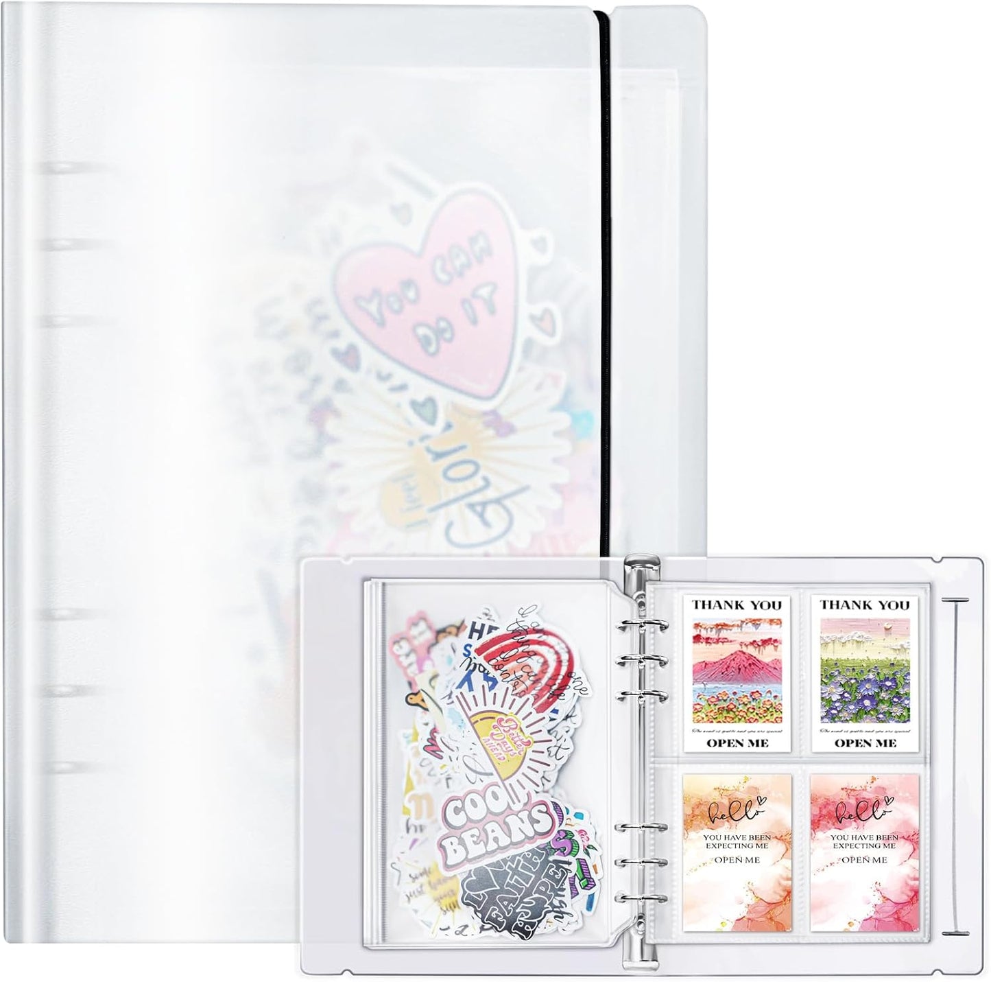 Binder organizador de stickers A5