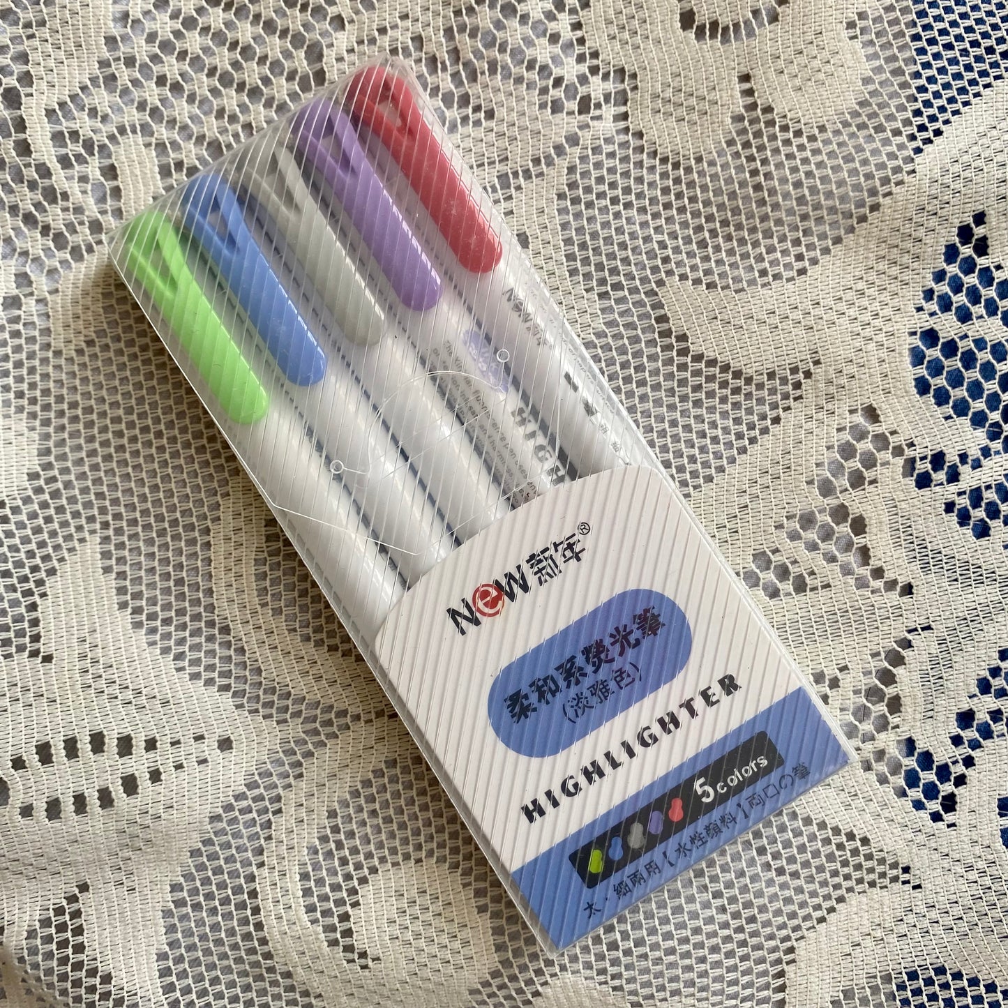 Set de Resaltadores Highlighter-5 pzas