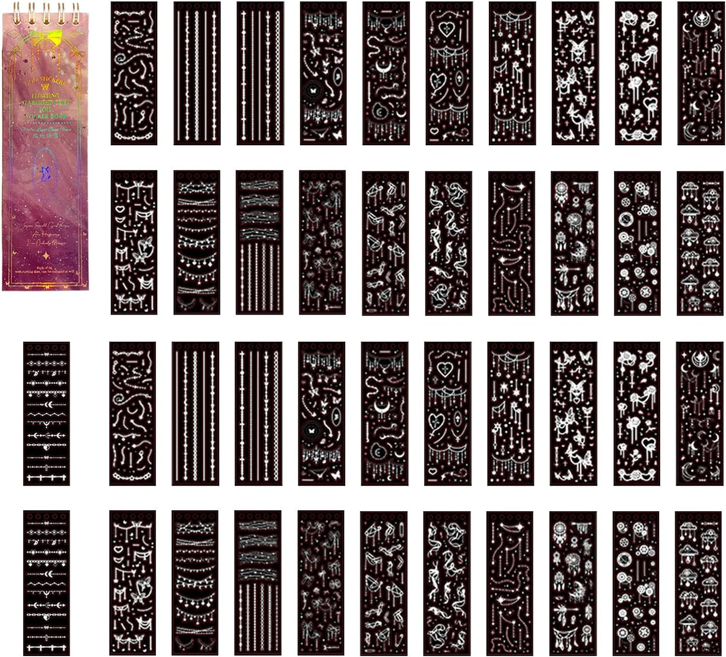 Deco-stickers holograficos-1 pza