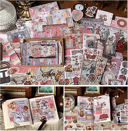 Set de papeleria vintage-200 pzas