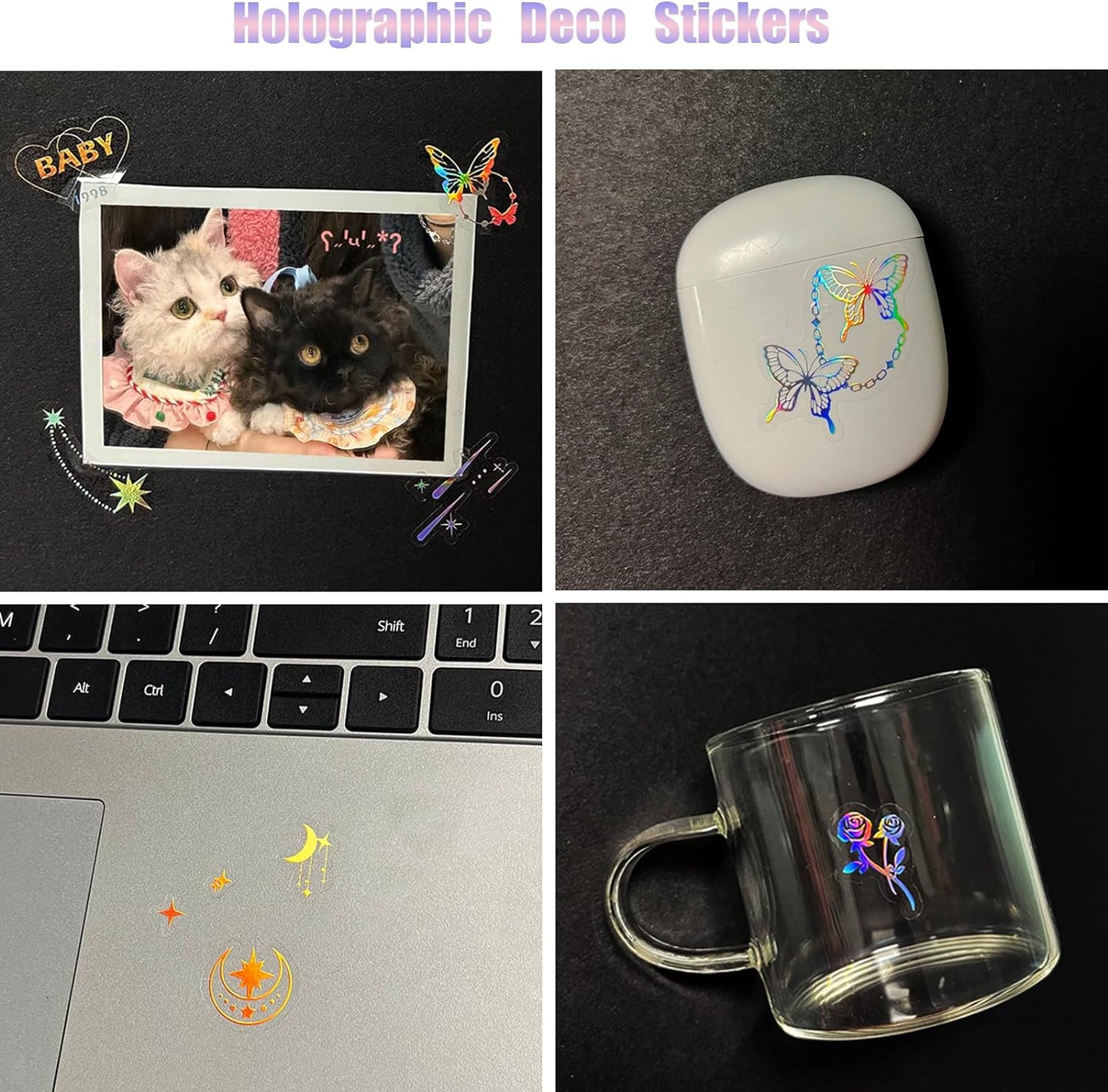 Deco-stickers holograficos-1 pza