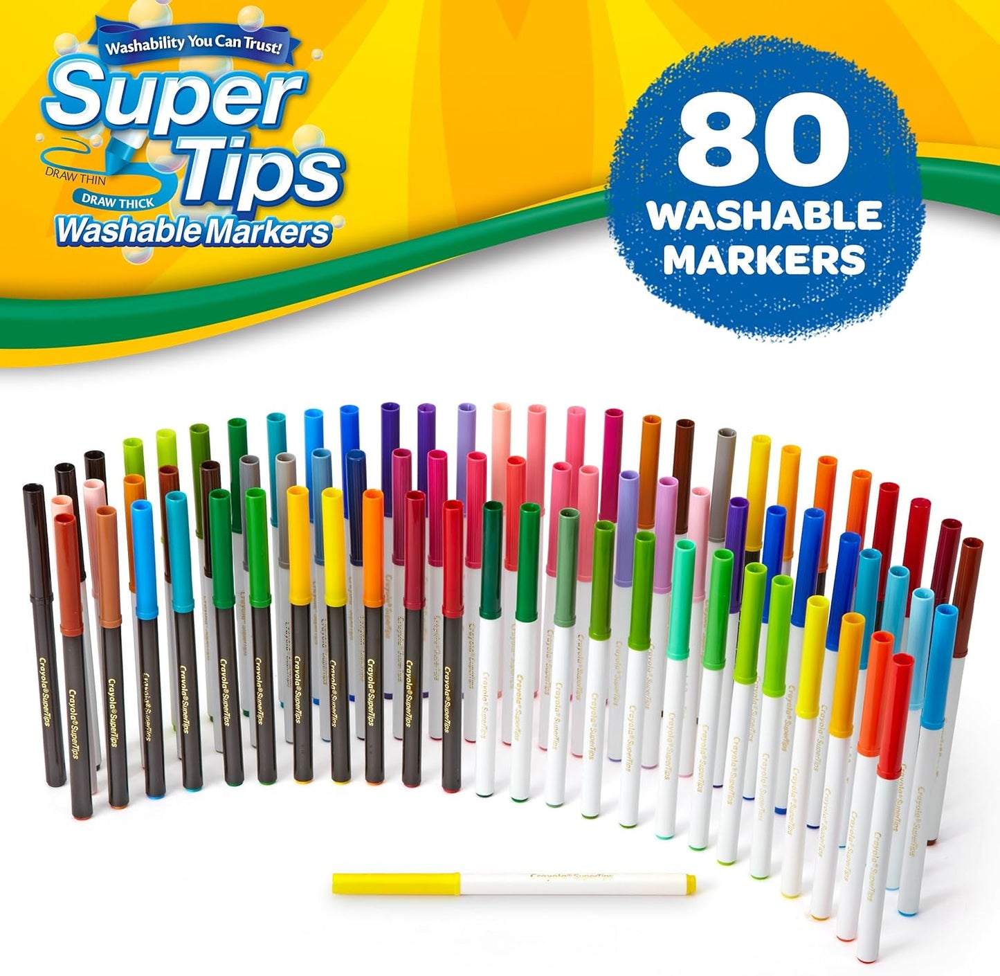 Set de marcadores Supertips-80 unidades