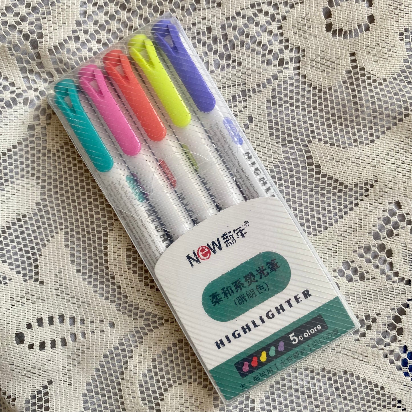 Set de Resaltadores Highlighter-5 pzas