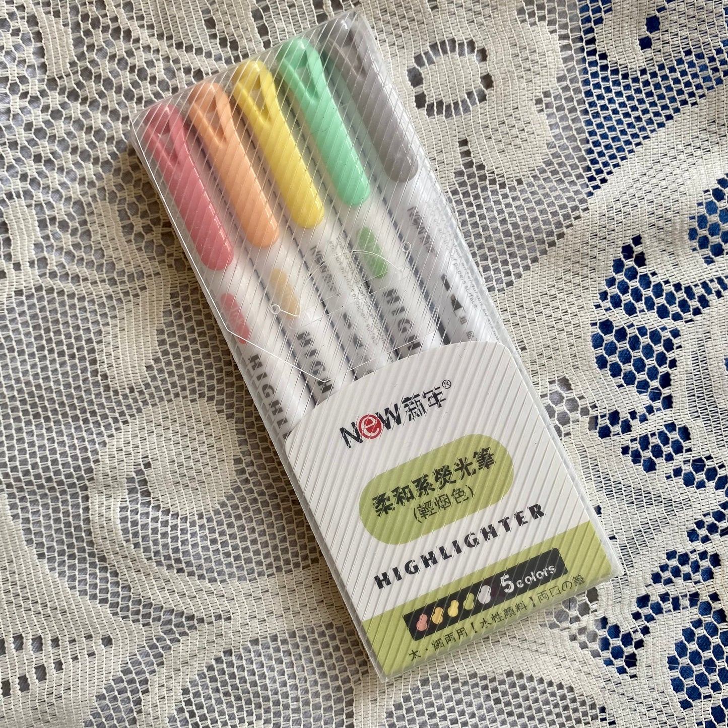 Set de Resaltadores Highlighter-5 pzas