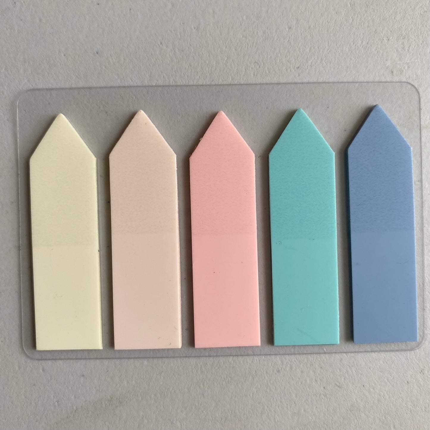 Sticky notes banderas translucidas