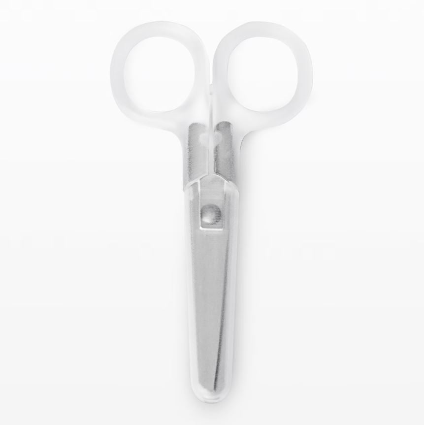 Tijera MUJI transparente 10.5 cm-1 pza