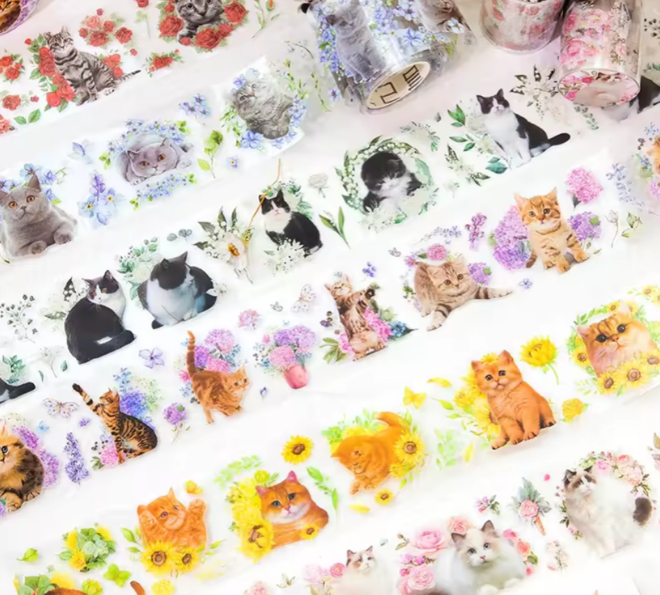 Washitape gatitos-2 metros
