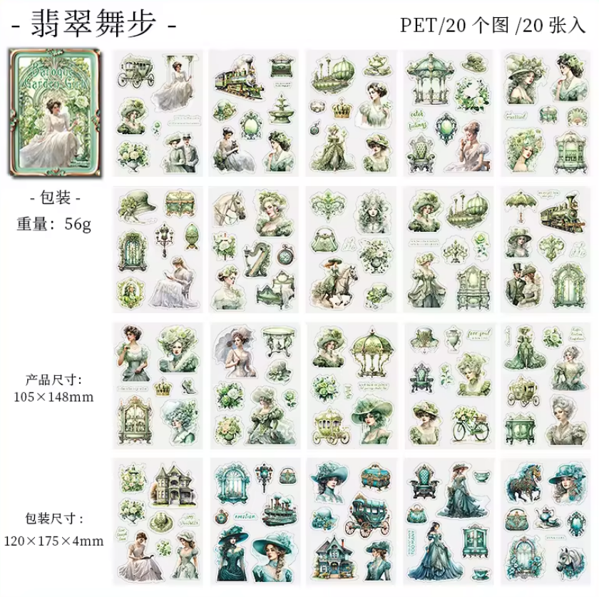 Revista Baroque Garden Girl-20 hojas