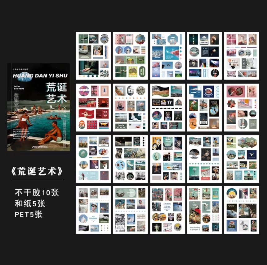 Block de stickers series photo craft-20 pzas