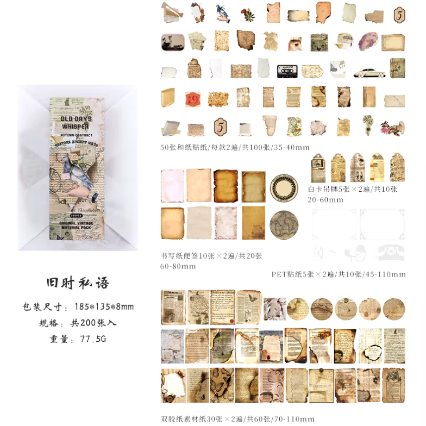 Set de papeleria restore -200 pzas