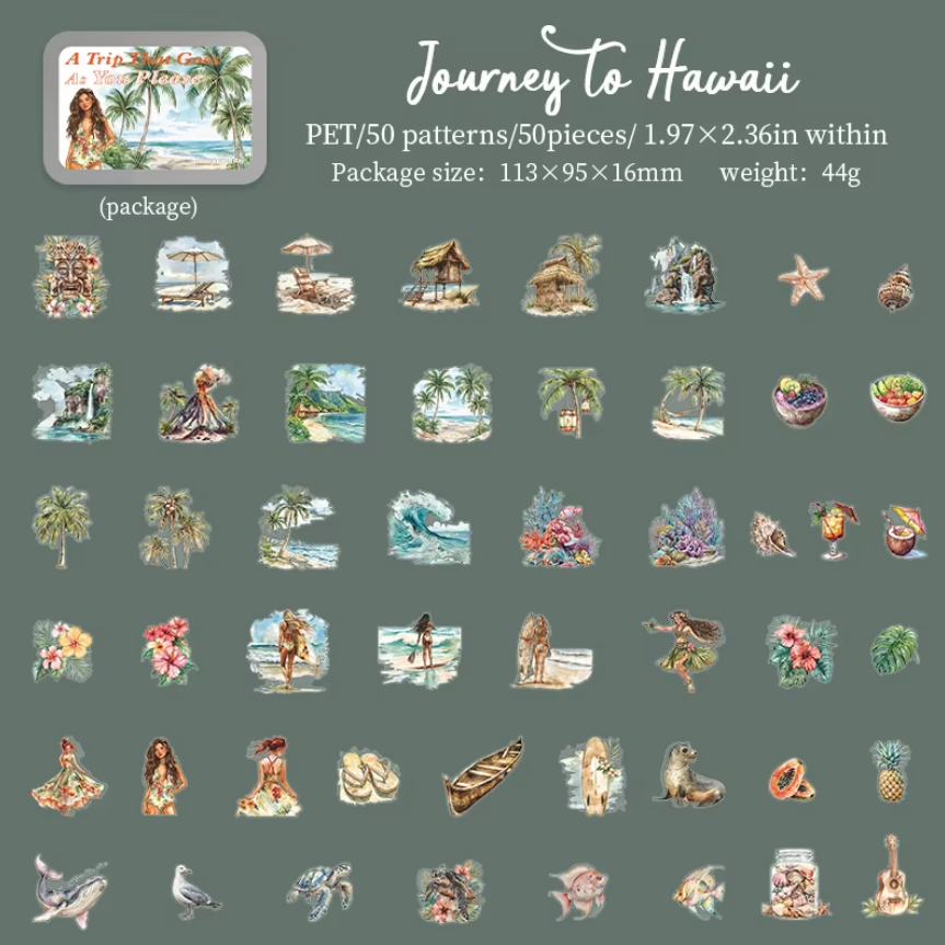 Stickers A trip that goes-50 pzas
