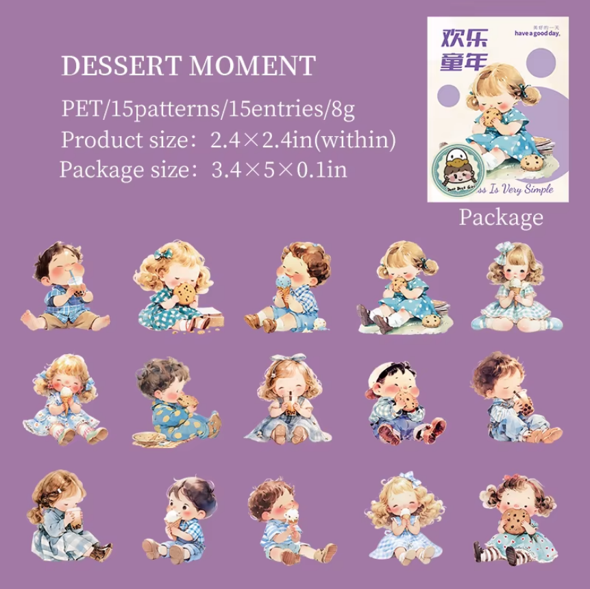 Stickers Joyful Childhood-15 pzas