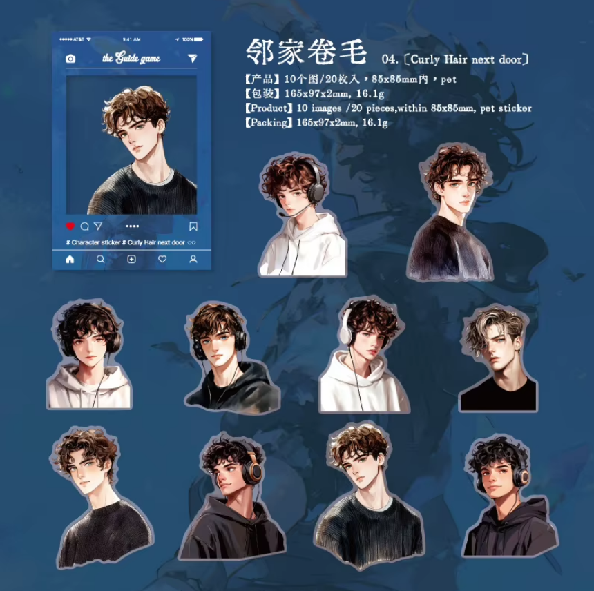 Stickers boys-20 pzas