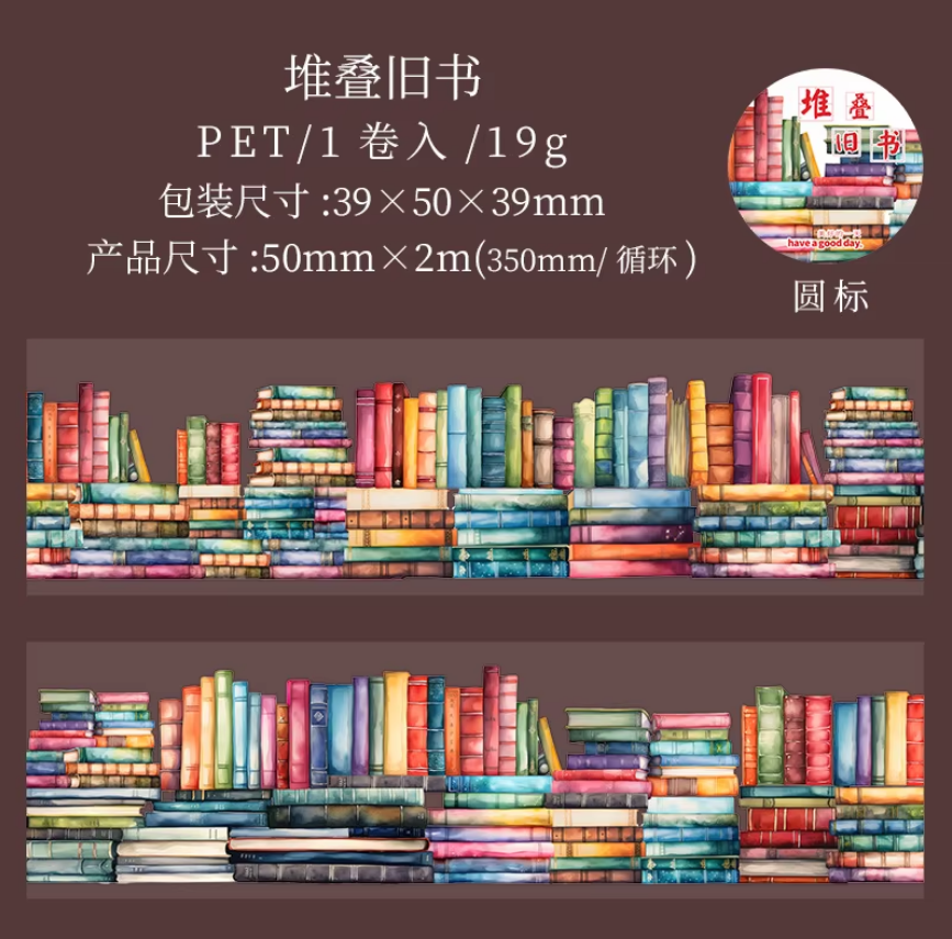 Washitape Book series reading-2 metros
