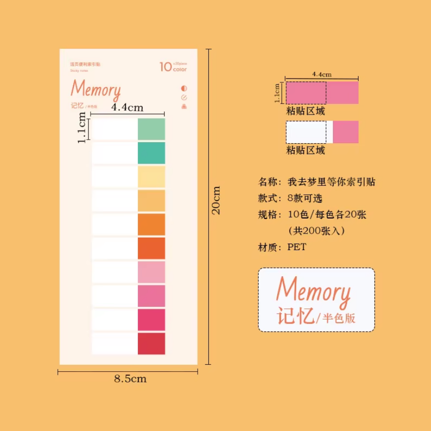 Post it memory-200 pzas