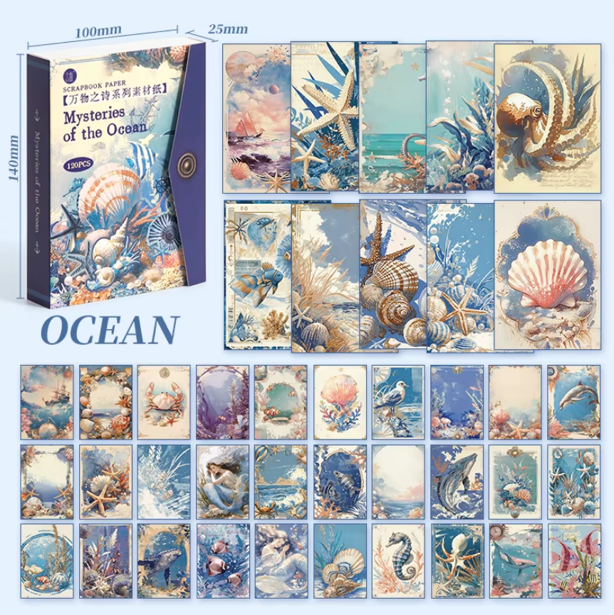 Papel scrapbooking book-120 hojas