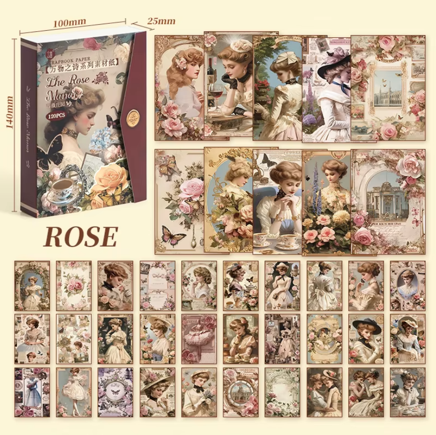 Papel scrapbooking book-120 hojas