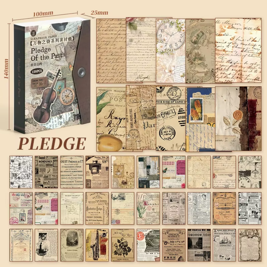 Papel scrapbooking book-120 hojas