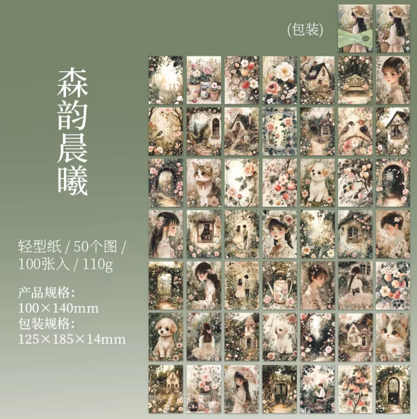 Papel wanderlust time collection-100 hojas