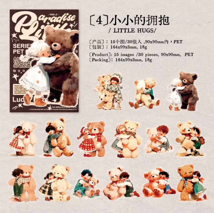 Stickers little adventures-30 pzas