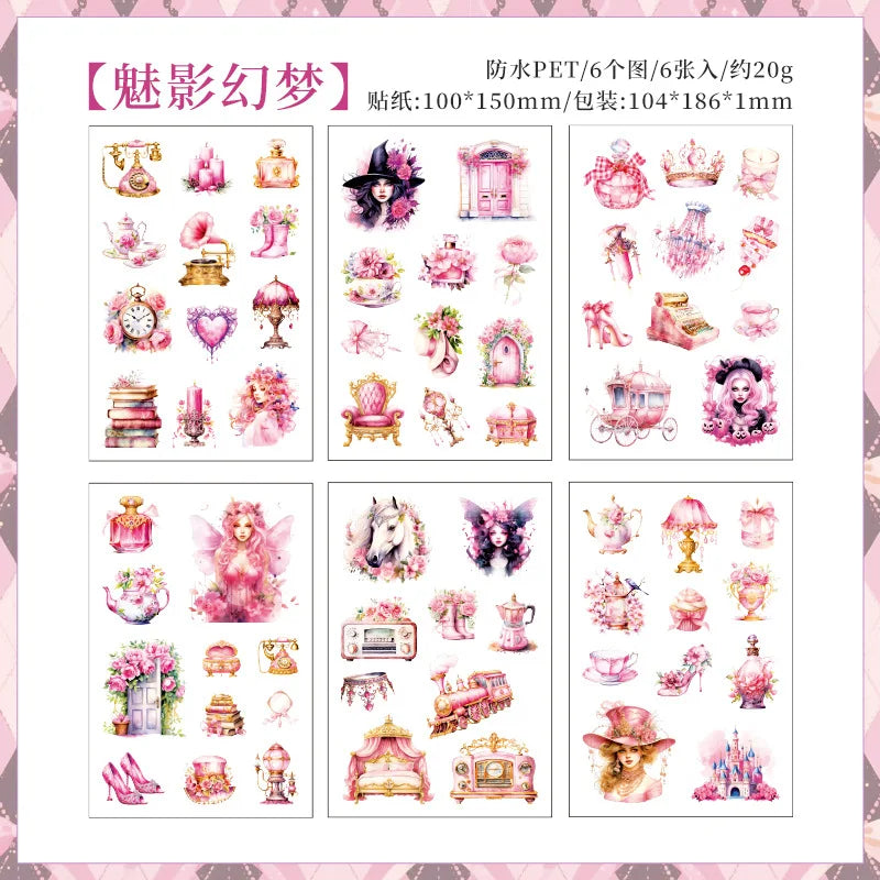 Stickers dark shadow-6 planchas