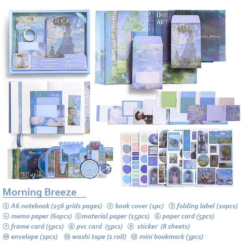 Set de papeleria Monet-116 pzas