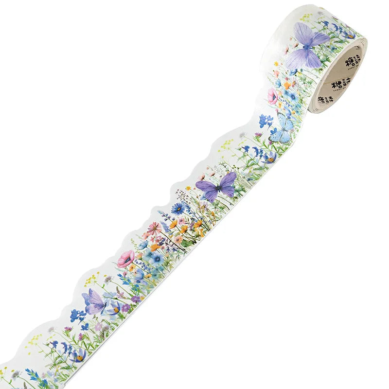 Washitape watercolor flower