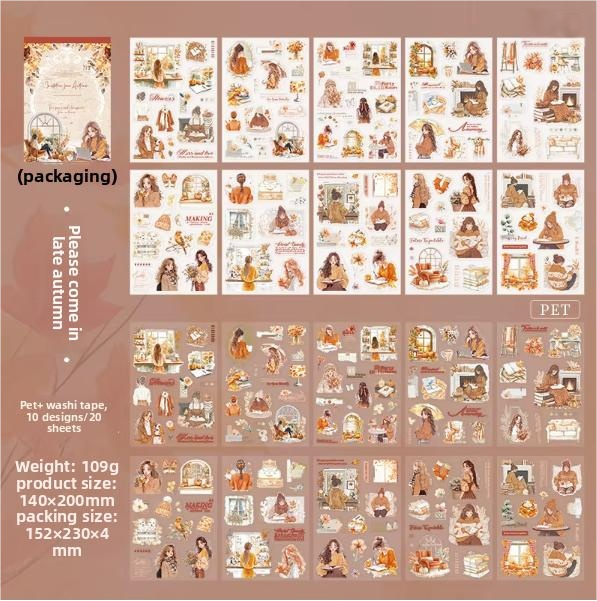 Block de stickers Invitation from autumn-20 hojas