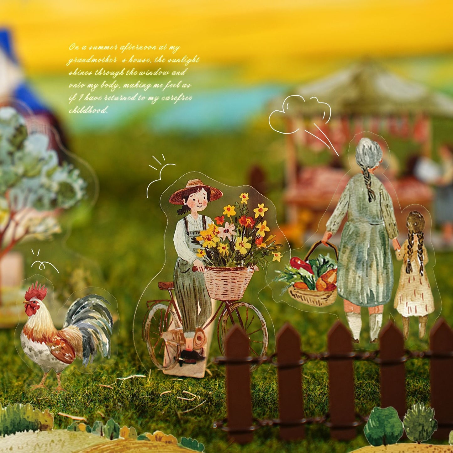 Stickers Grandma´s Summer-15 pzas