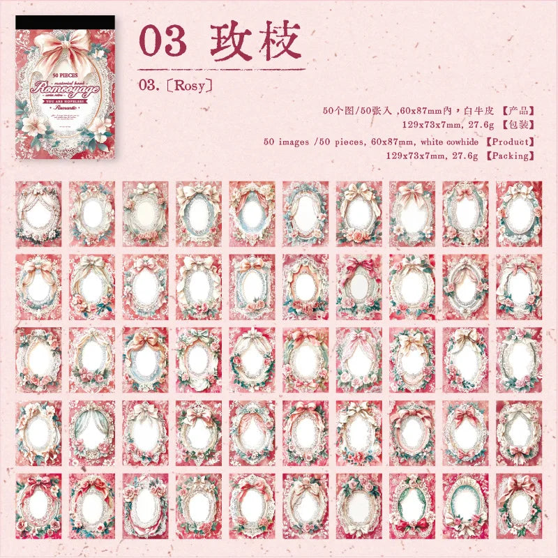 Mini librito "romvoyage"-50 hojas