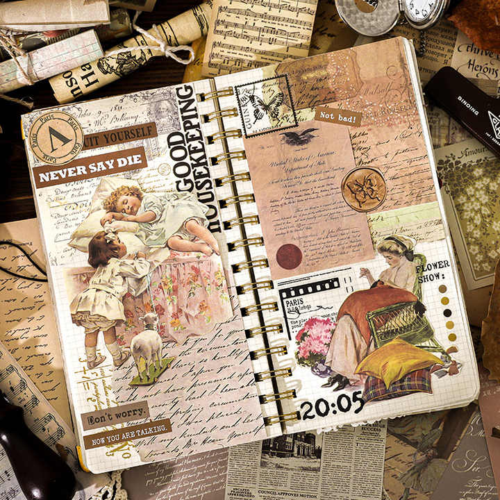 Papel "moon shadow hourglass"-100 pzas