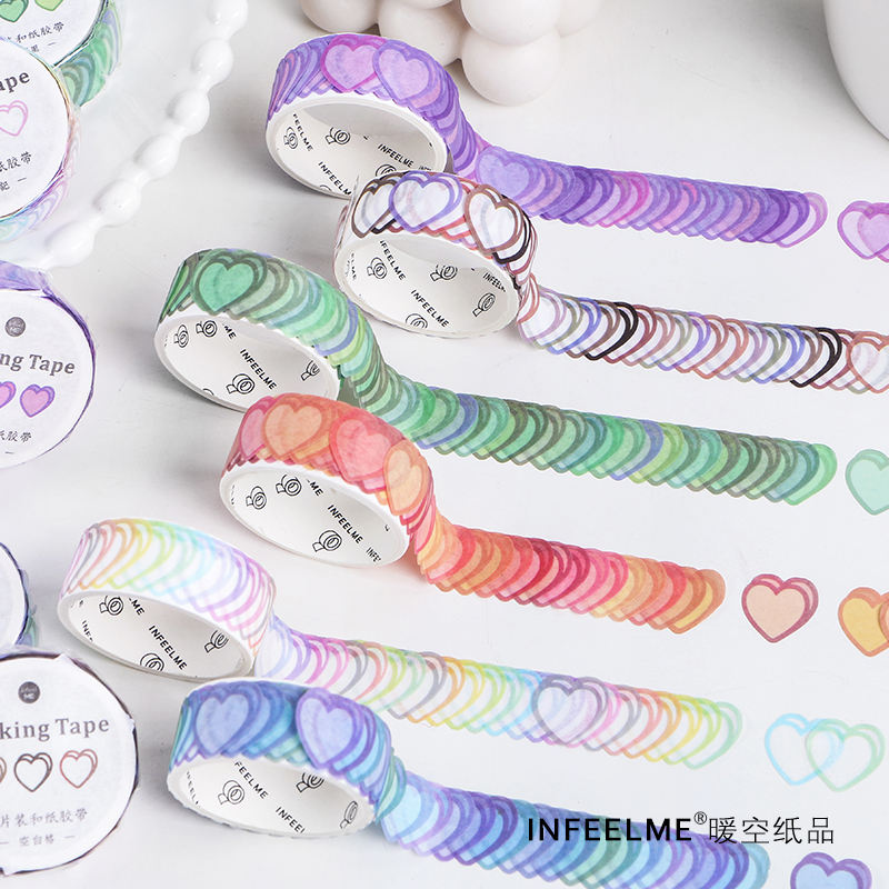 Stickers corazones-100 piezas