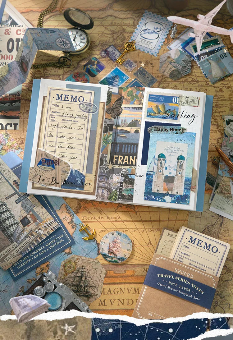 Set de papeleria Global Travel-154 pzas