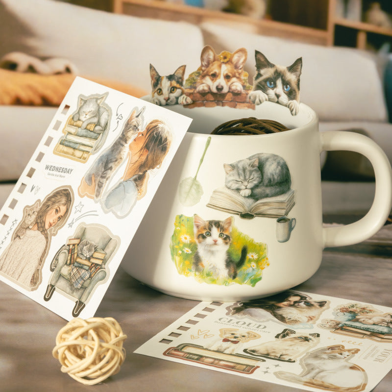Block stickers gatitos-20 hojas
