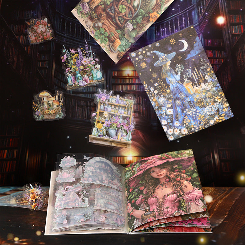 Libros de stickers potion gabinet-20 hojas