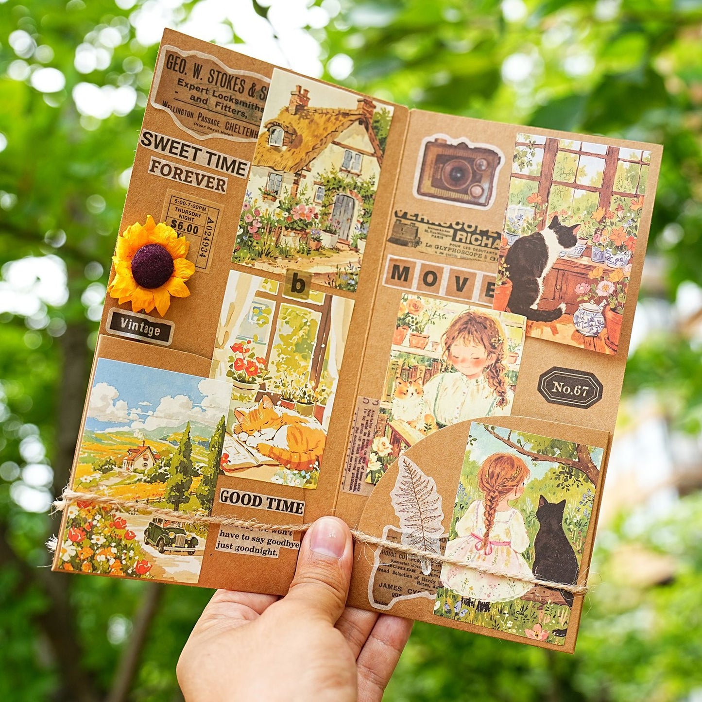 Stickers illustrated book-36 pzas
