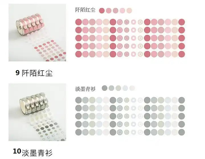 Washitape dots arcoiris-3 metros