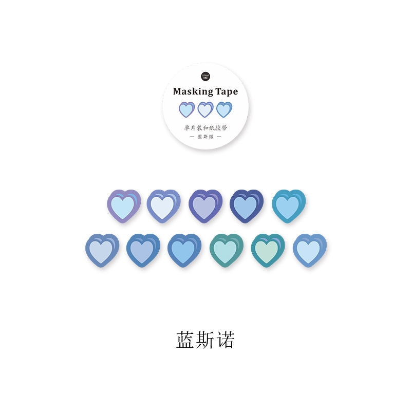 Stickers corazones-100 piezas