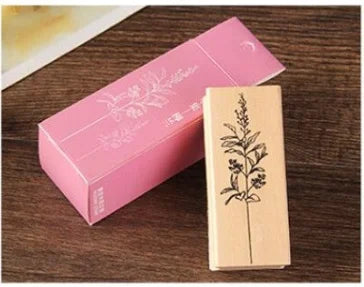 Sello de madera orchid-1 pza