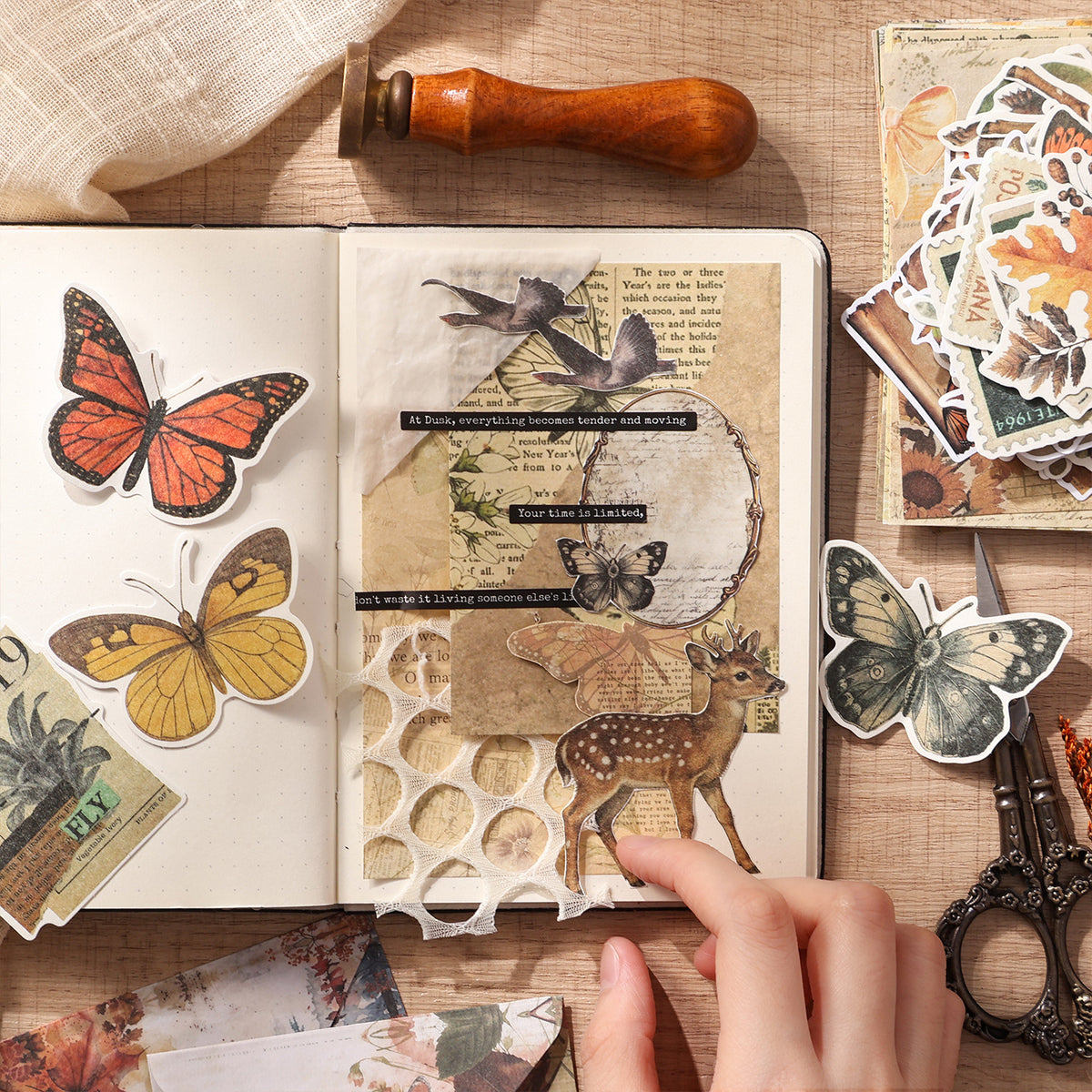 Set de papeleria Four seasons collection-100 pzas
