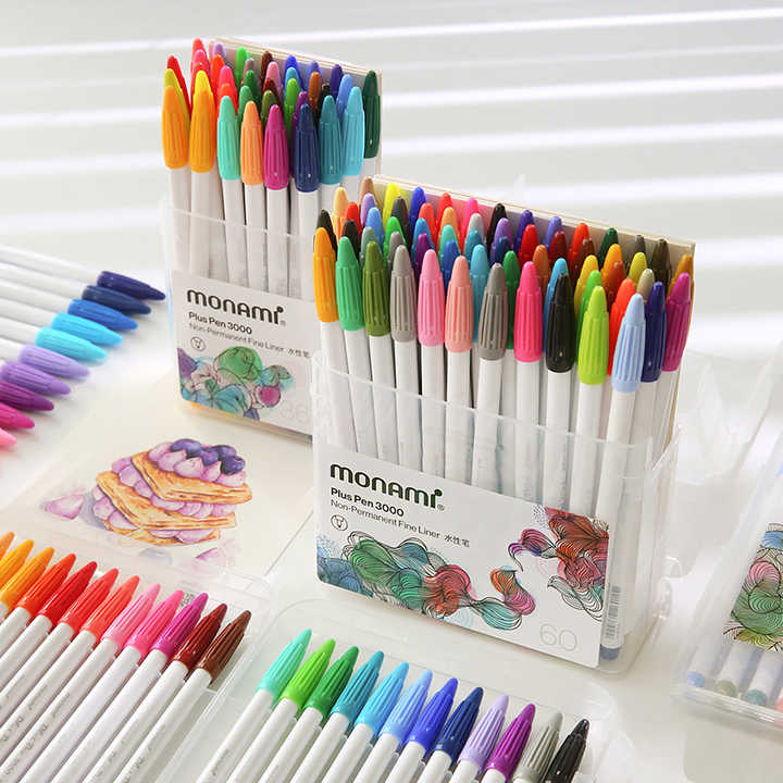 Monami Plus Pen 3000-60 pzas