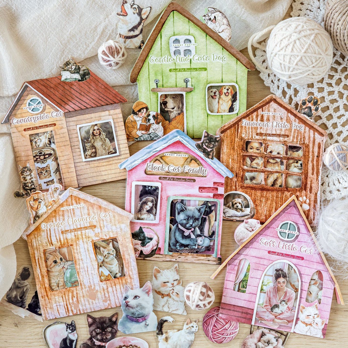 Sticker Small Pet Paradise-40 pzas