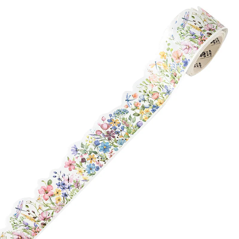 Washitape watercolor flower